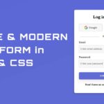 Simple Login Form in HTML and CSS only
